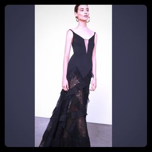 BCBG Avaline Pleated Gown